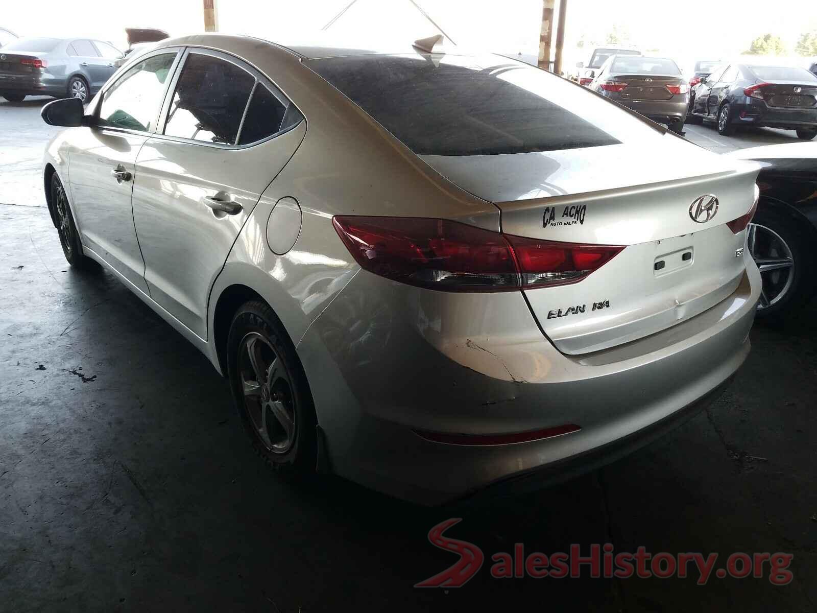 5NPD94LA4JH307436 2018 HYUNDAI ELANTRA