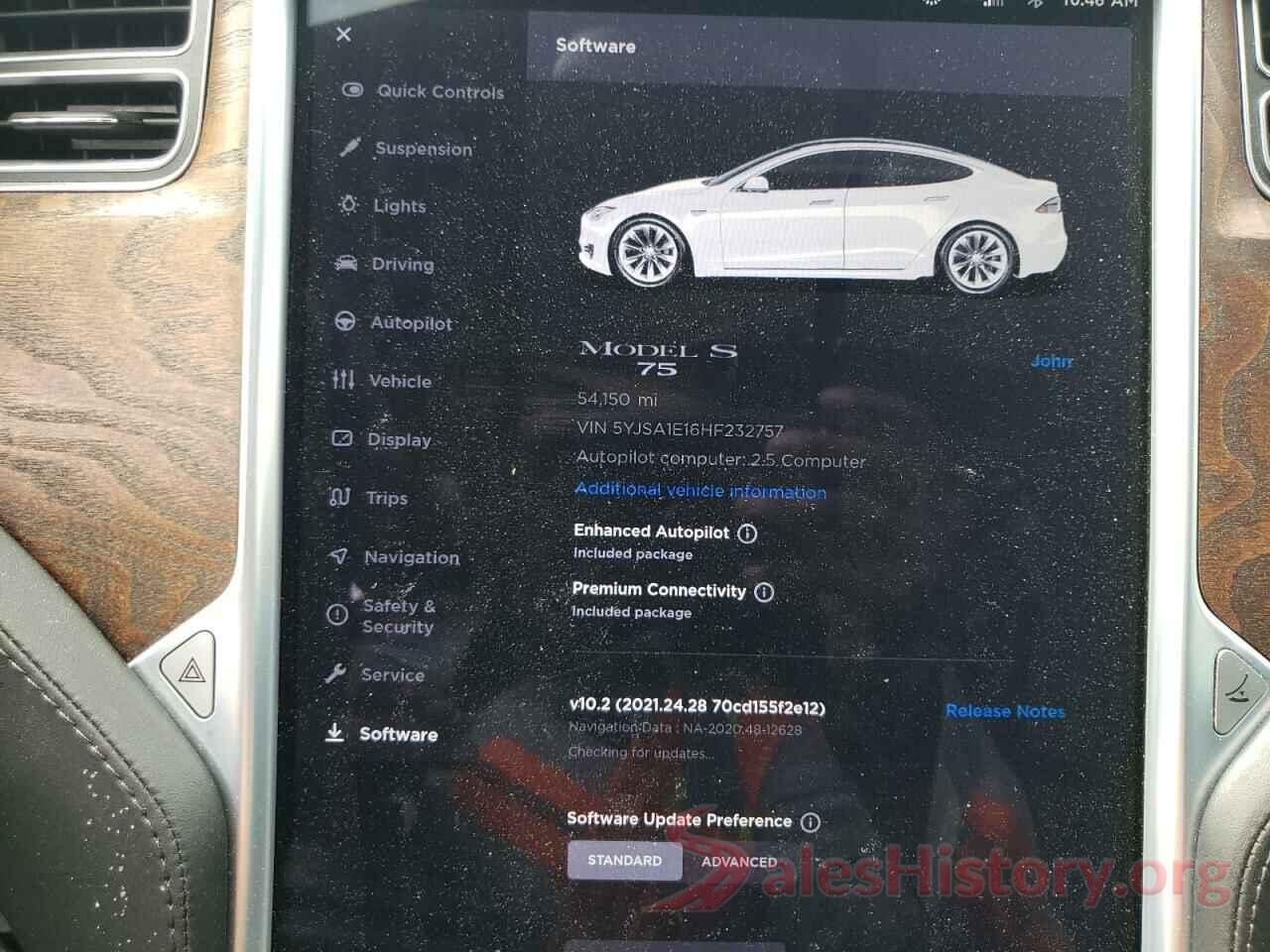 5YJSA1E16HF232757 2017 TESLA MODEL S