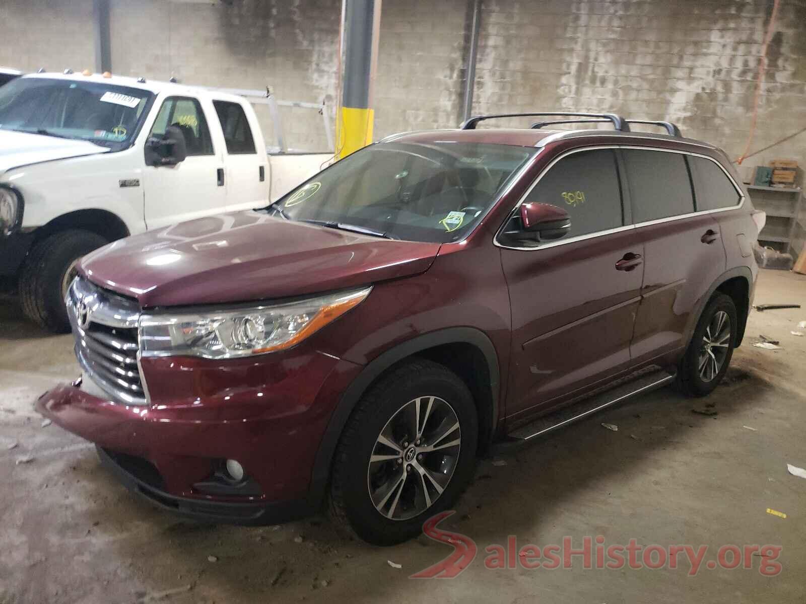 5TDJKRFH8GS337703 2016 TOYOTA HIGHLANDER