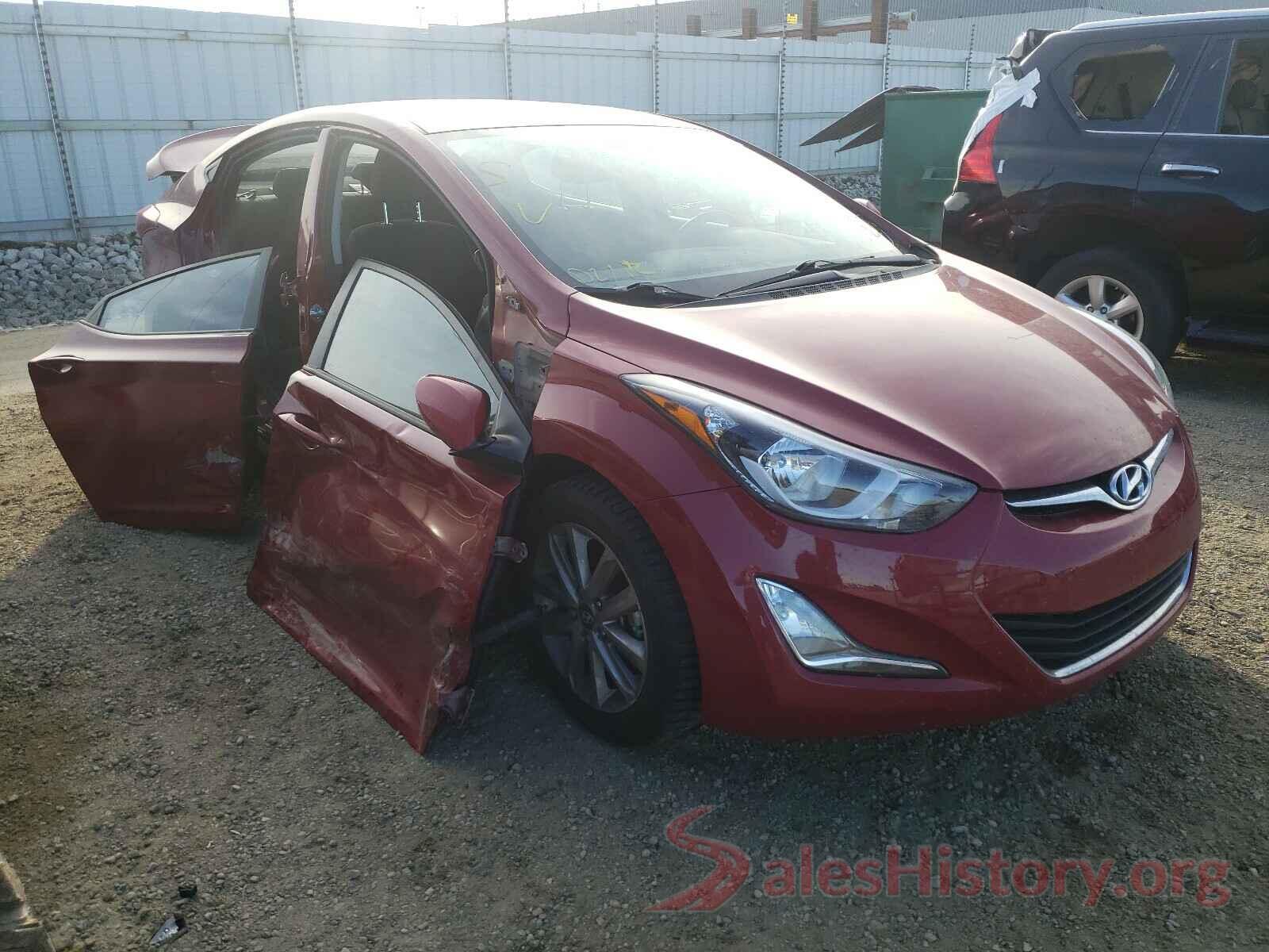 KMHDH4AE7GU602145 2016 HYUNDAI ELANTRA