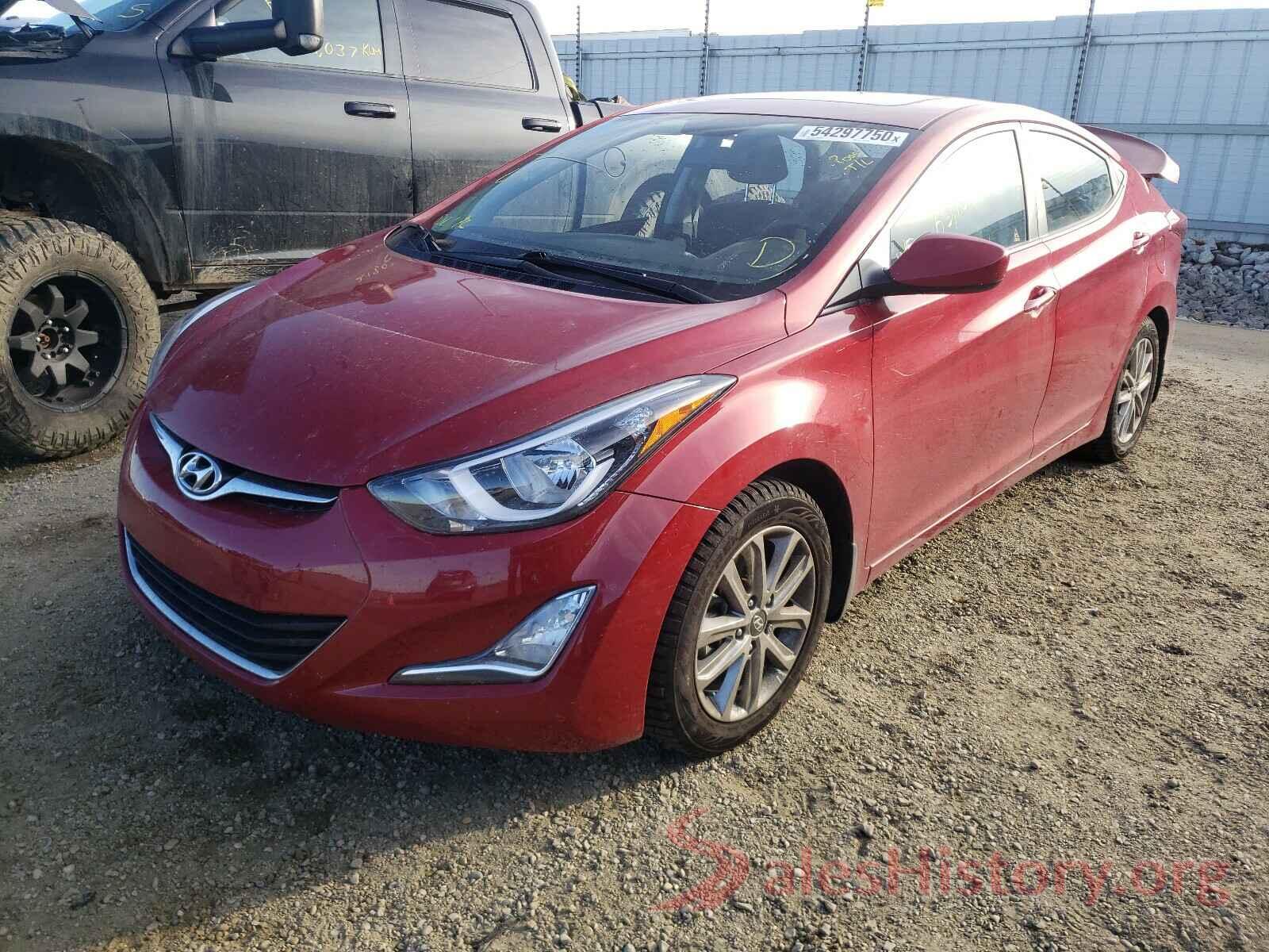 KMHDH4AE7GU602145 2016 HYUNDAI ELANTRA