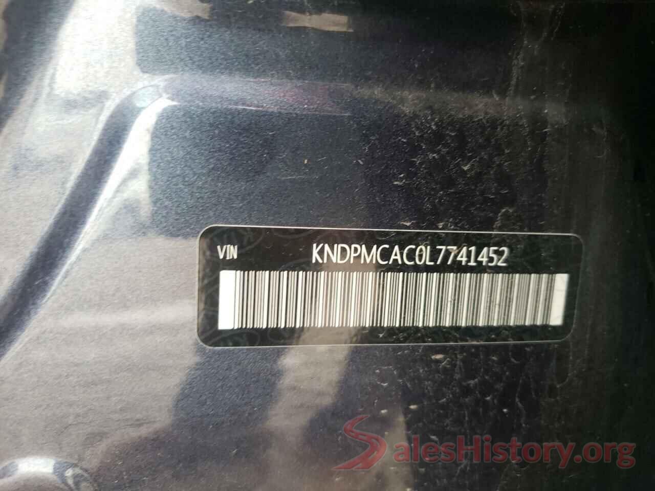 KNDPMCAC0L7741452 2020 KIA SPORTAGE