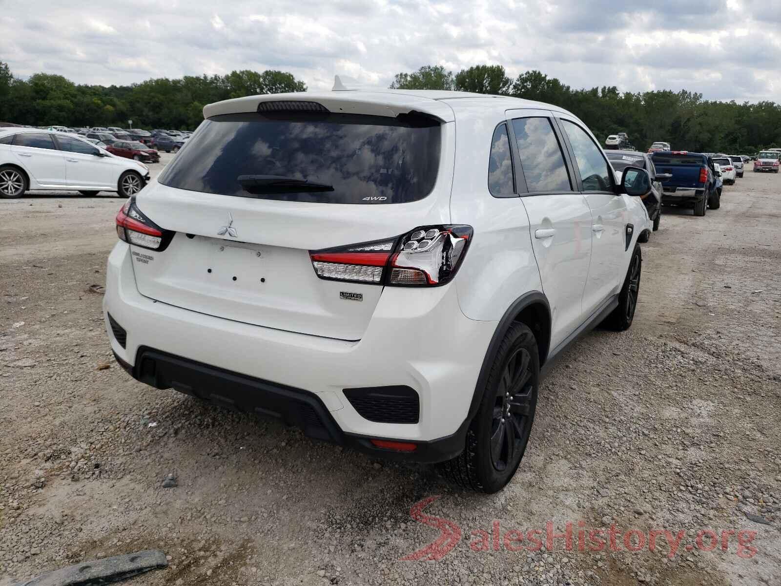 JA4ARUAU3MU005768 2021 MITSUBISHI OUTLANDER