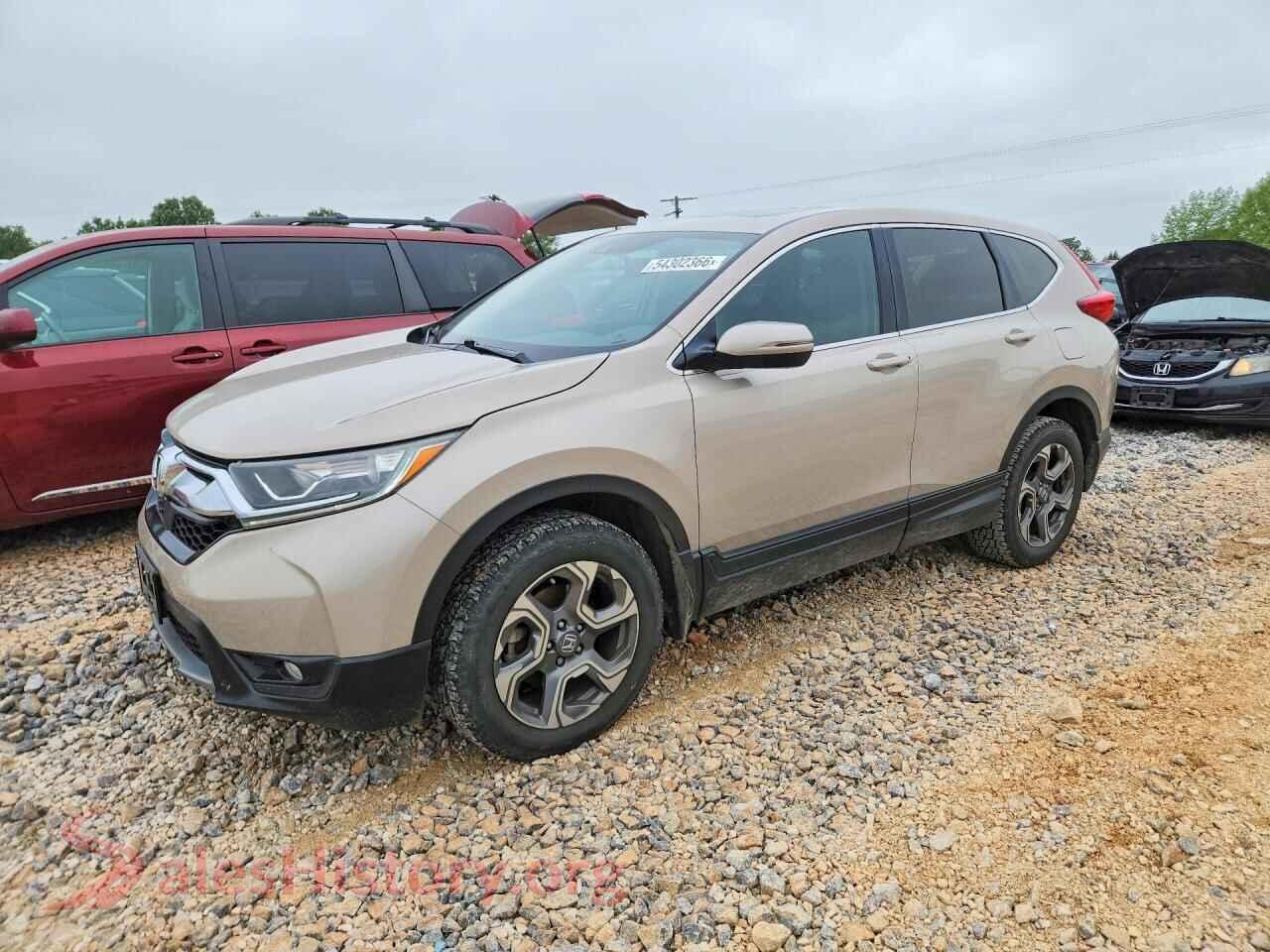 2019 HONDA CRV VIN 5J6RW2H86KL002925, auction photo