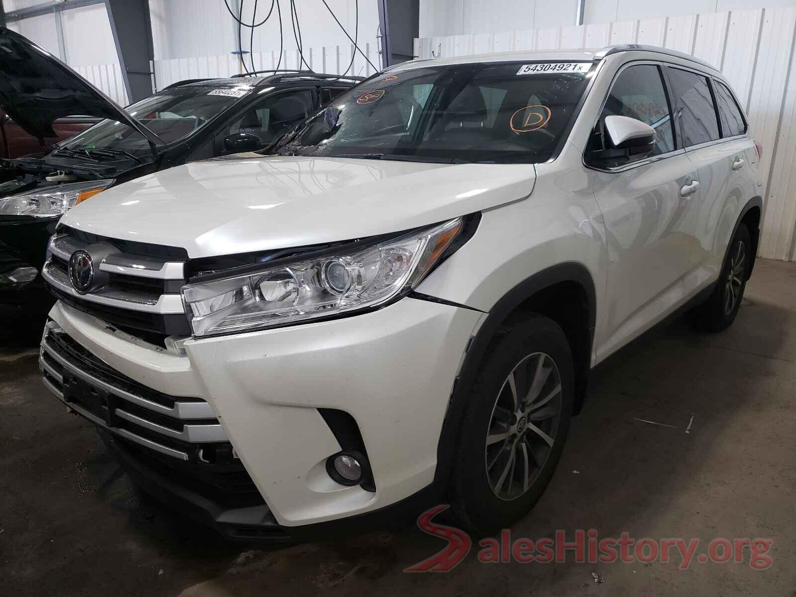 5TDJZRFH3KS627688 2019 TOYOTA HIGHLANDER