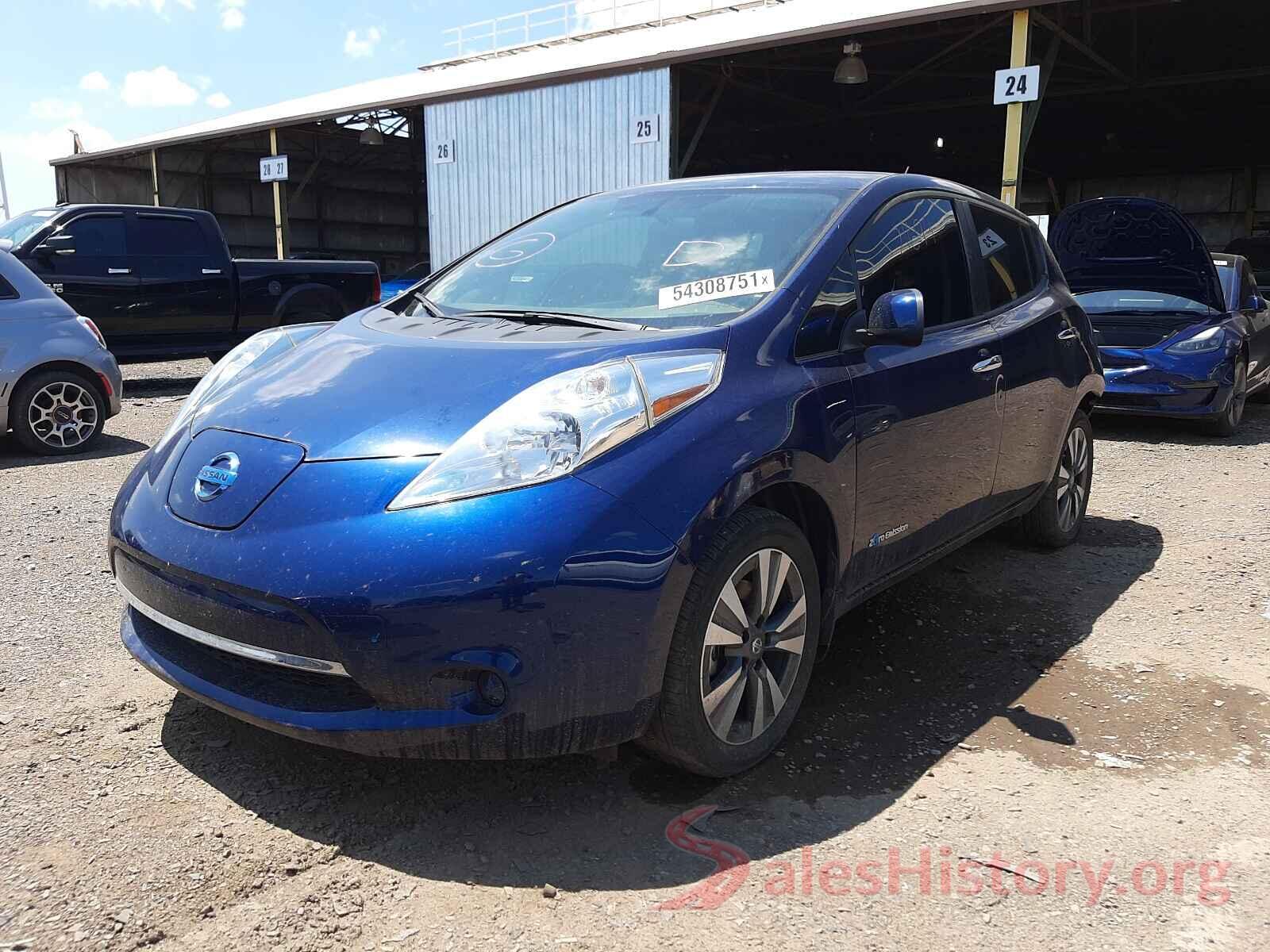 1N4BZ0CP1HC307152 2017 NISSAN LEAF