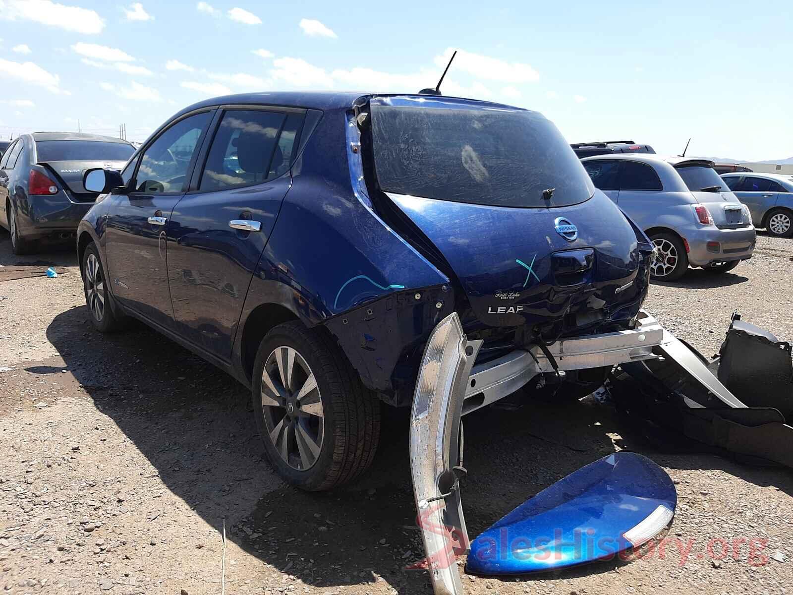 1N4BZ0CP1HC307152 2017 NISSAN LEAF