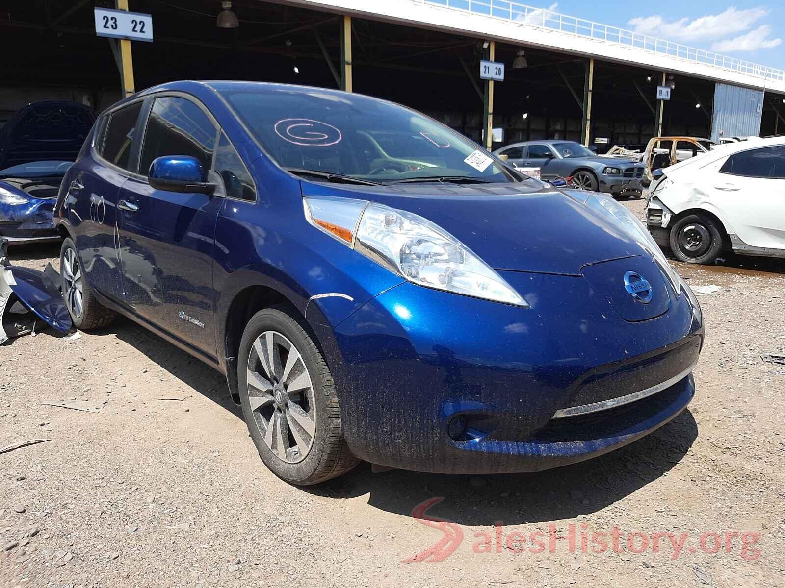 1N4BZ0CP1HC307152 2017 NISSAN LEAF