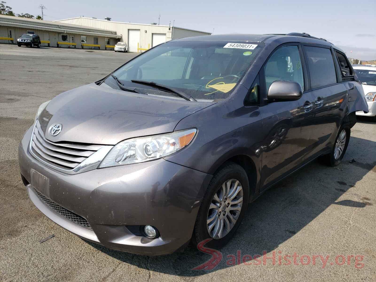 5TDYK3DCXGS721727 2016 TOYOTA SIENNA