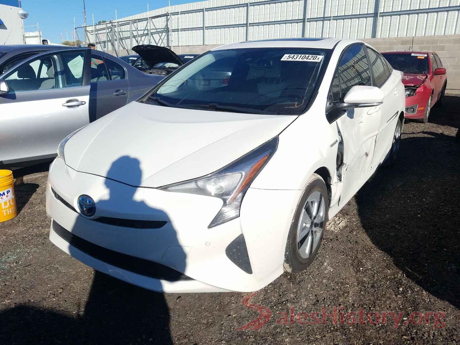 JTDKARFU1J3058381 2018 TOYOTA PRIUS