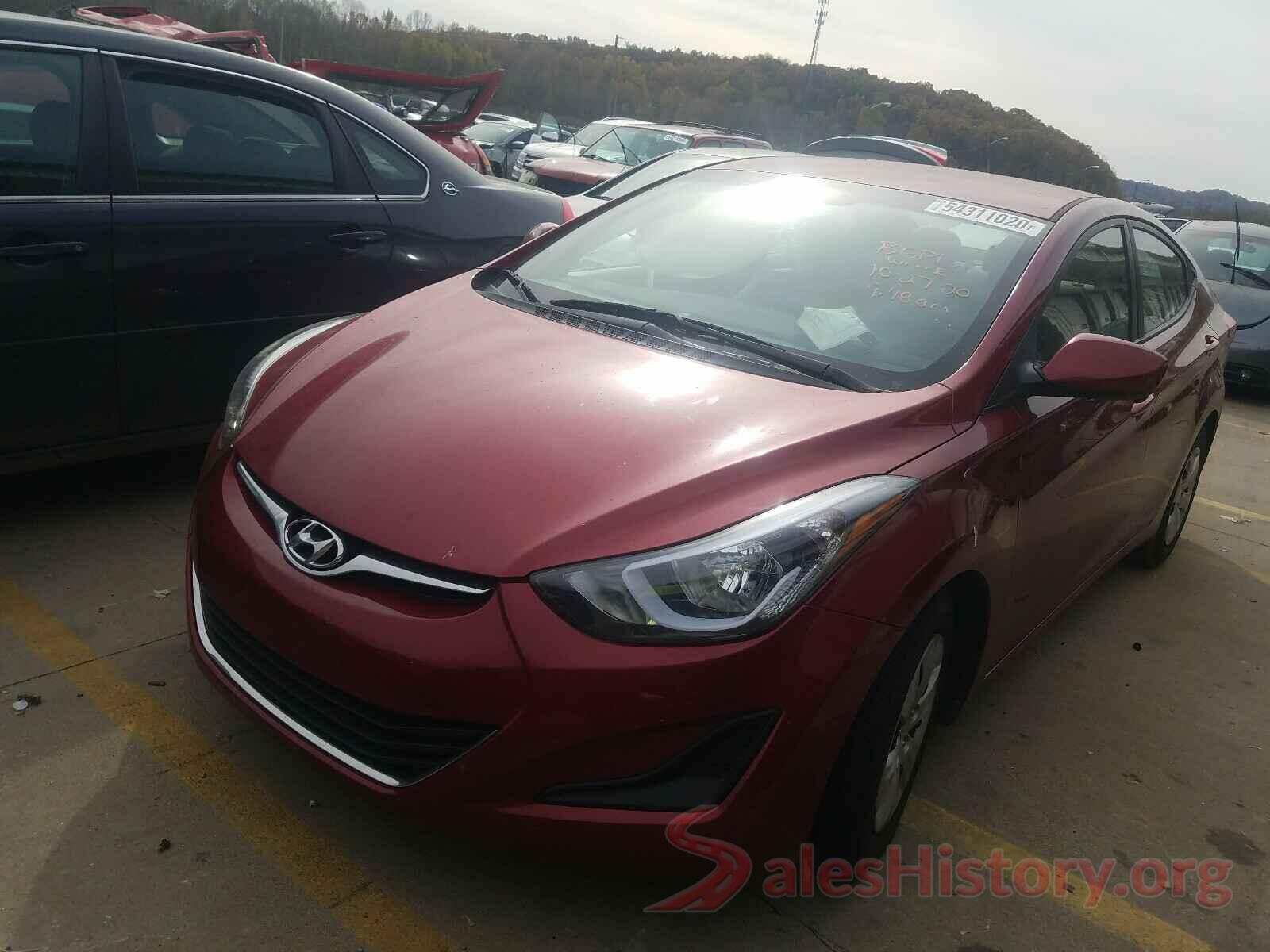 5NPDH4AE0GH775908 2016 HYUNDAI ELANTRA