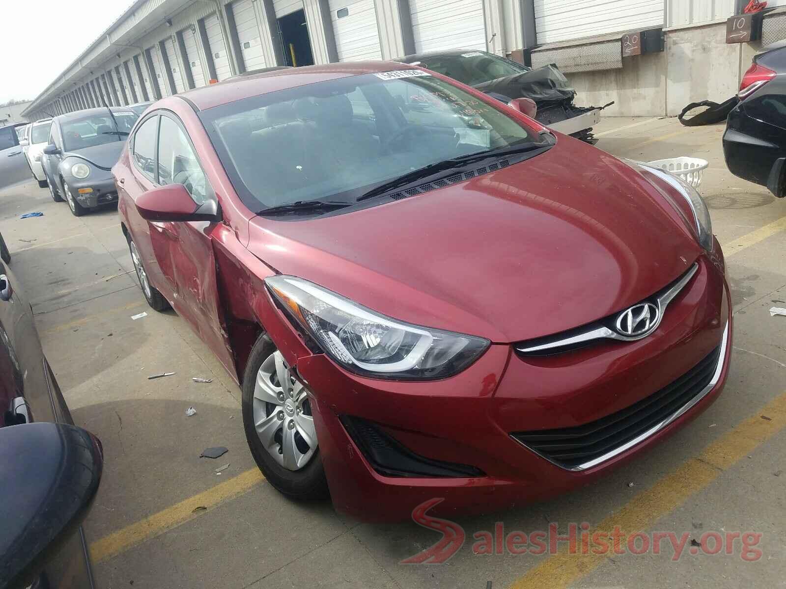 5NPDH4AE0GH775908 2016 HYUNDAI ELANTRA