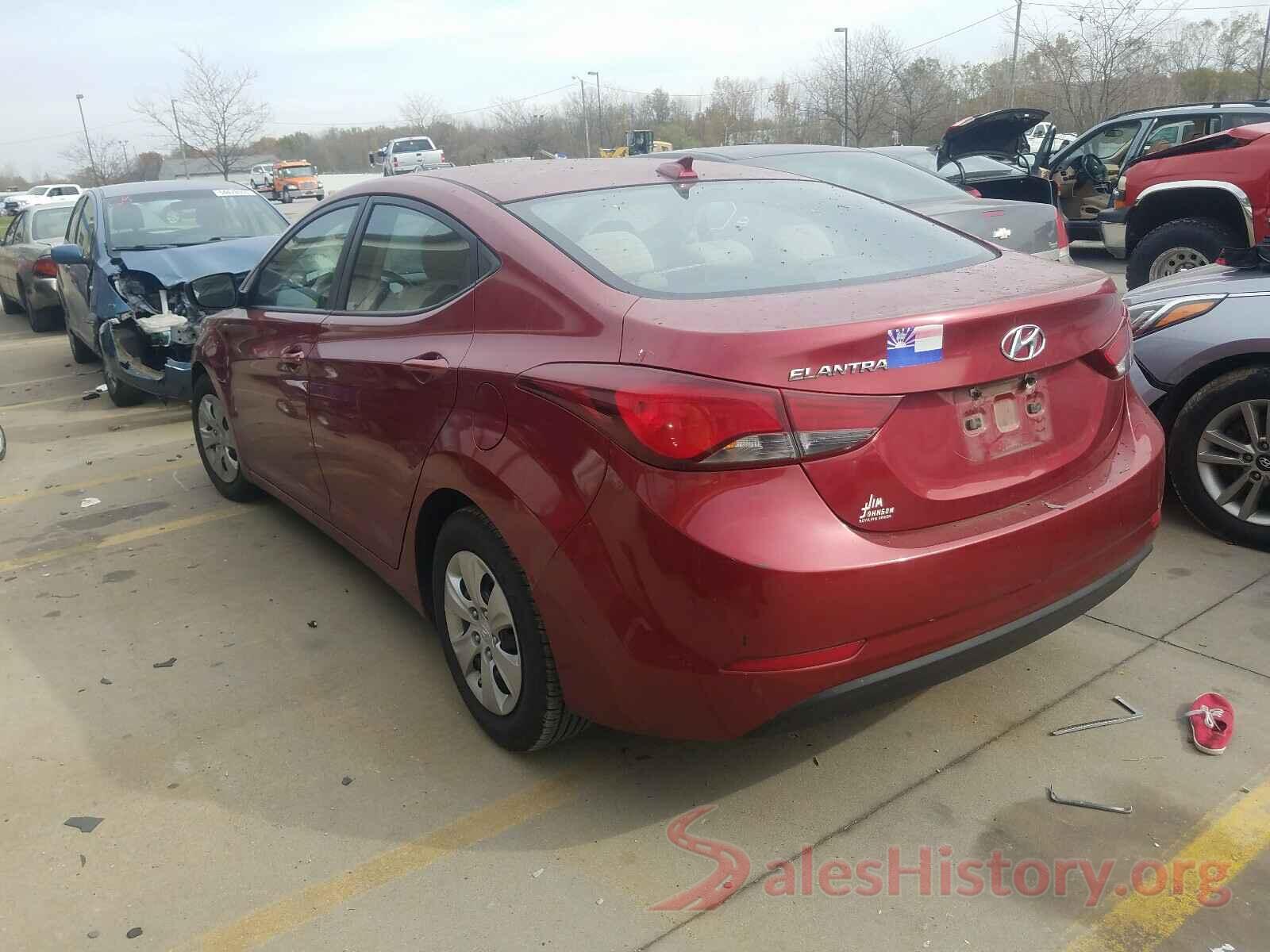 5NPDH4AE0GH775908 2016 HYUNDAI ELANTRA