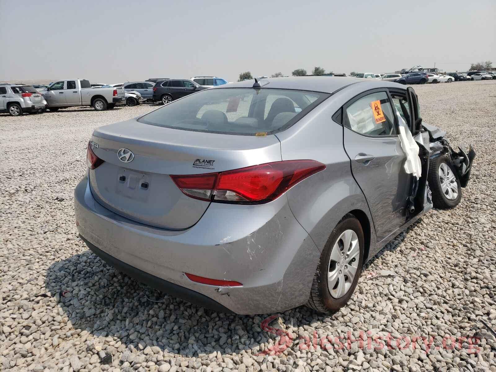 5NPDH4AE5GH708270 2016 HYUNDAI ELANTRA