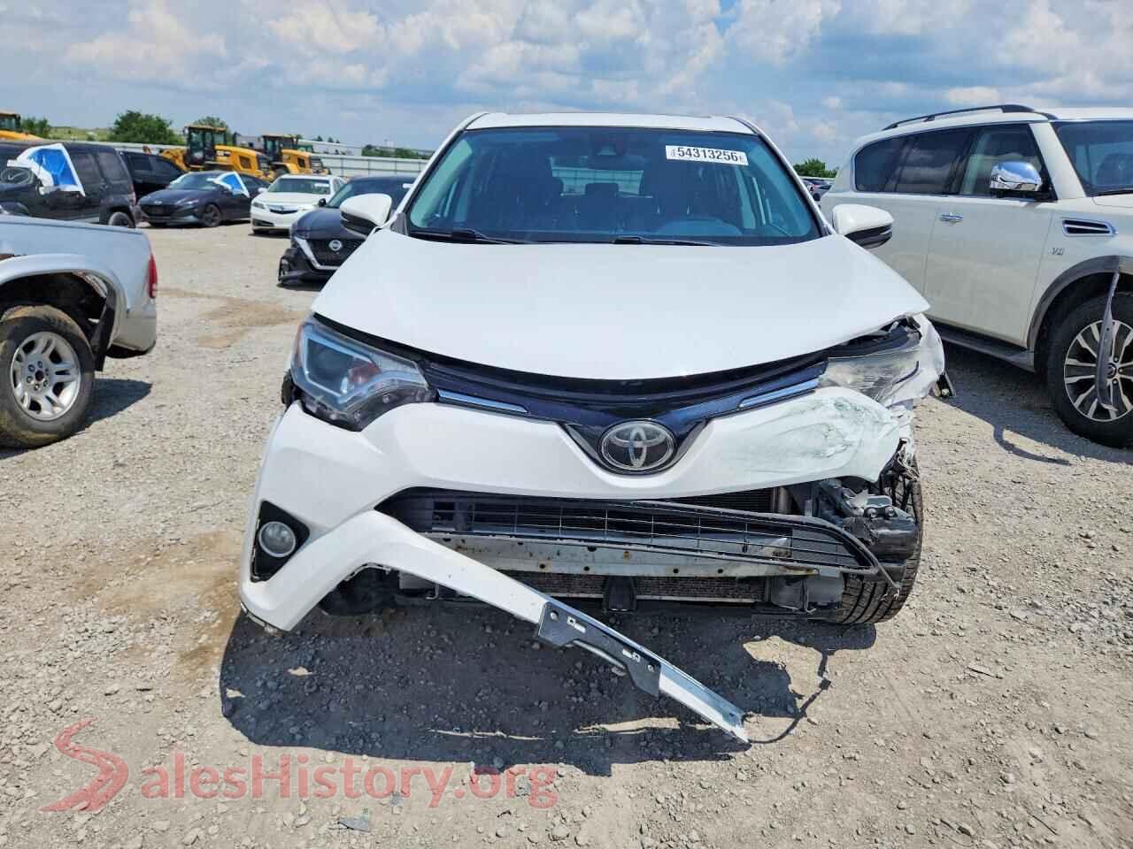 2018 TOYOTA RAV4 VIN 2T3WFREV8JW472493, rear view