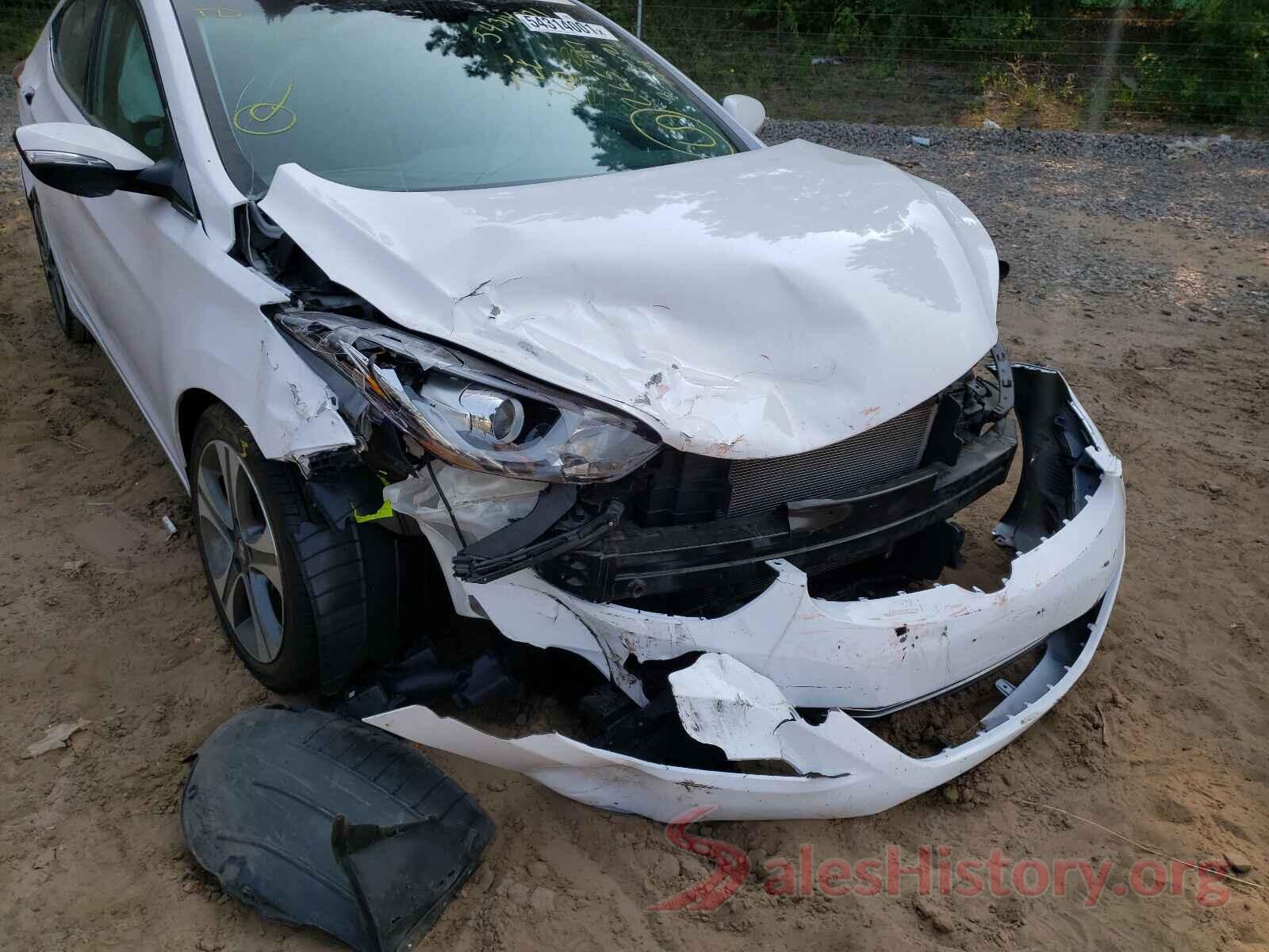 KMHDH4AH6GU513810 2016 HYUNDAI ELANTRA