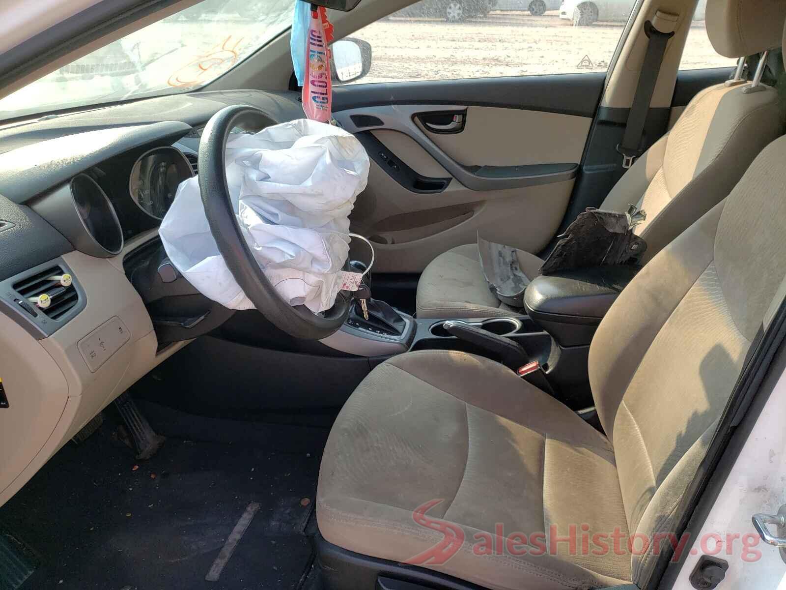 5NPDH4AE6GH742735 2016 HYUNDAI ELANTRA