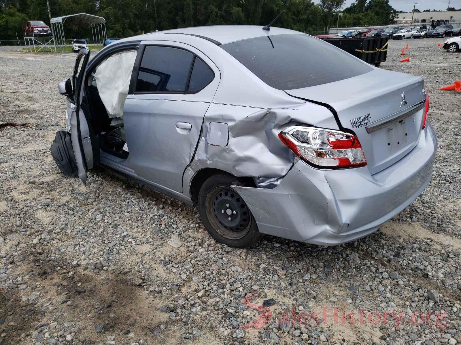 ML32F3FJ0KHF06673 2019 MITSUBISHI MIRAGE