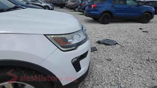 2019 FORD EXPLORER VIN 1FM5K8D88KGB37711, damage close-up