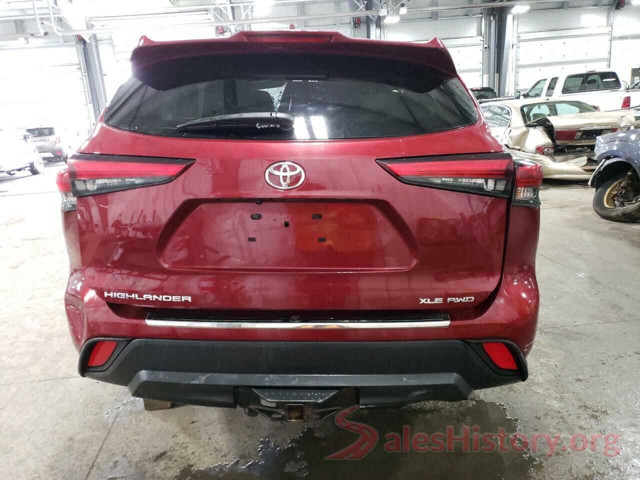 5TDGZRBH6LS522211 2020 TOYOTA HIGHLANDER