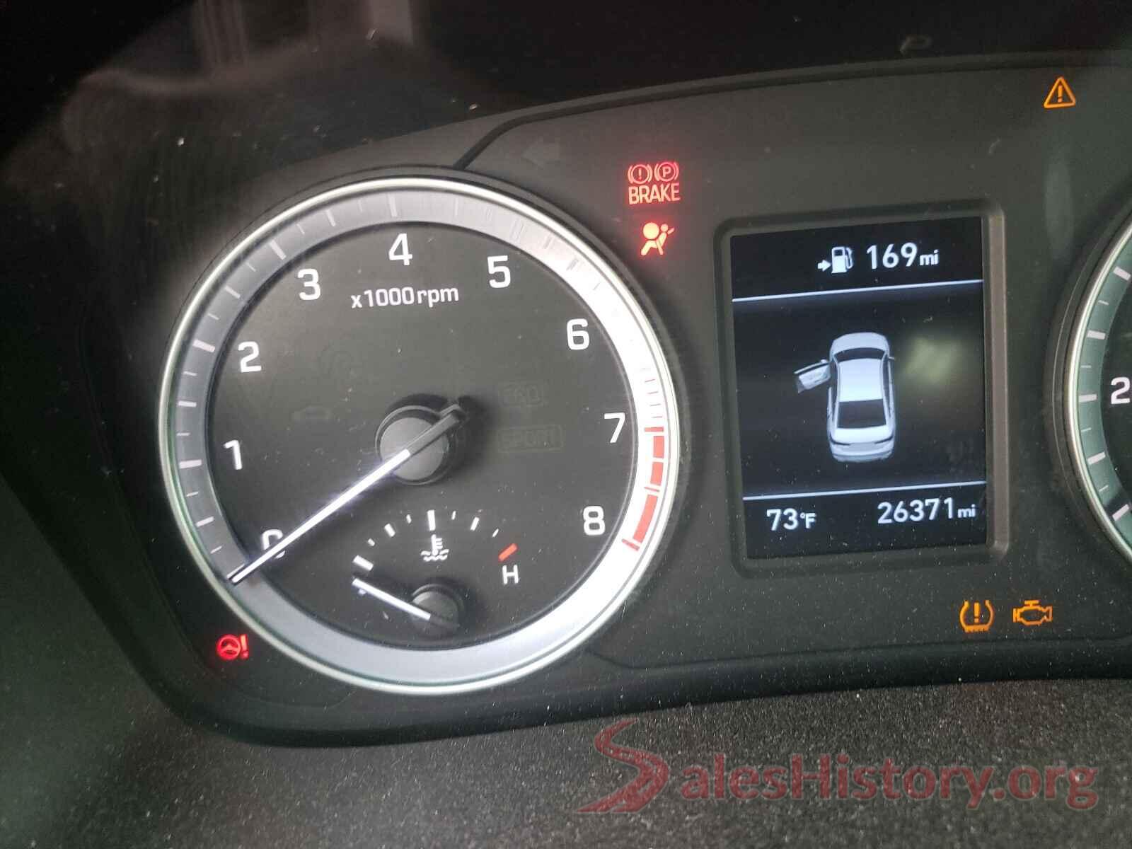 5NPE24AF5KH820509 2019 HYUNDAI SONATA