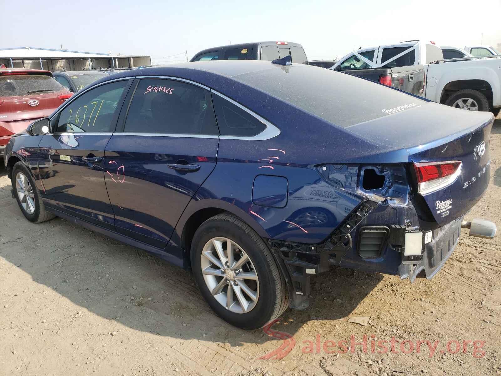 5NPE24AF5KH820509 2019 HYUNDAI SONATA