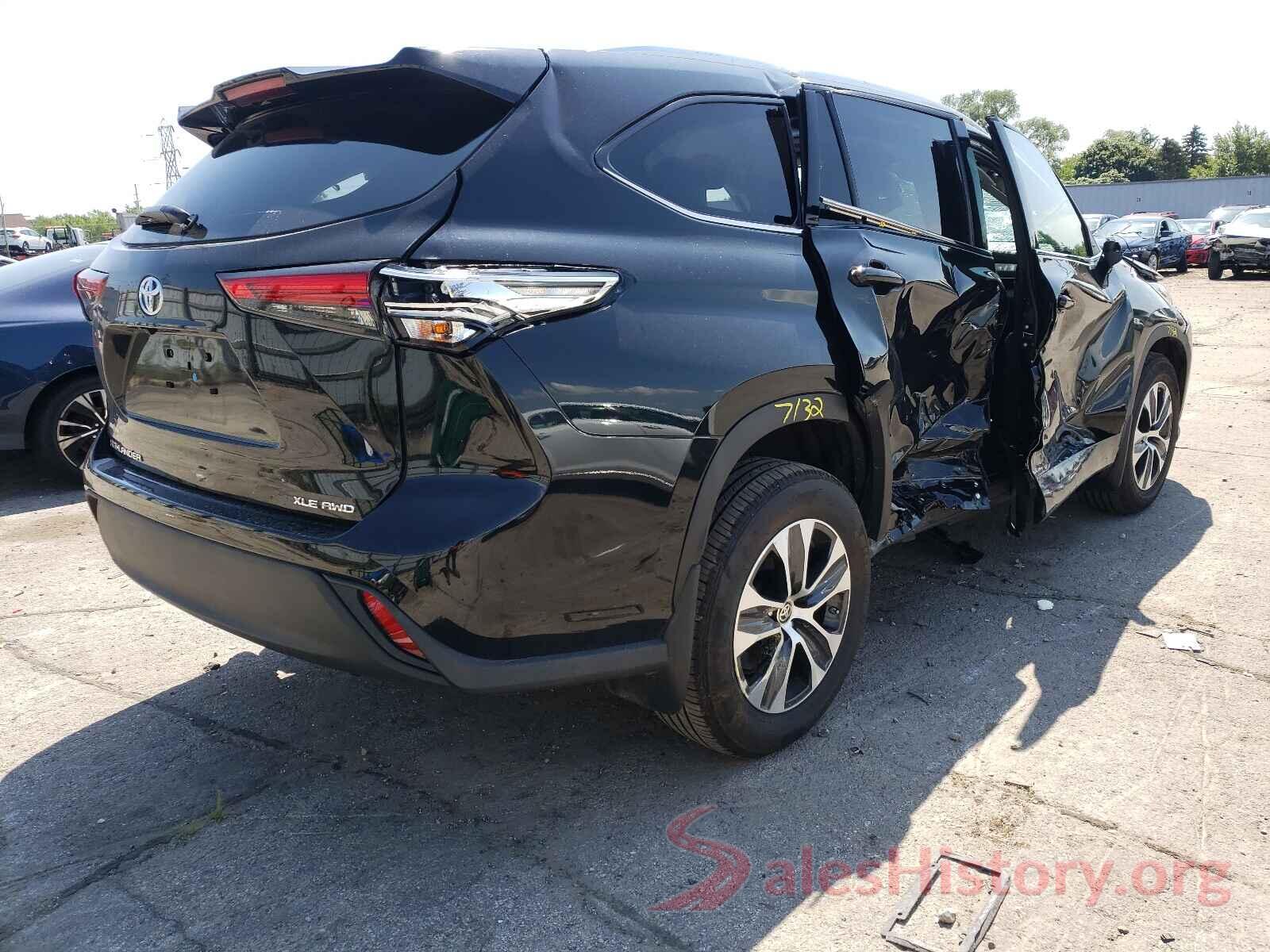 5TDGZRBH5LS513483 2020 TOYOTA HIGHLANDER