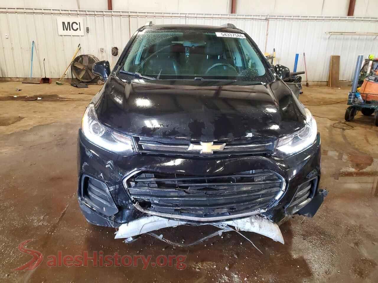 2020 CHEVROLET TRAX VIN KL7CJPSB9LB033067, rear view