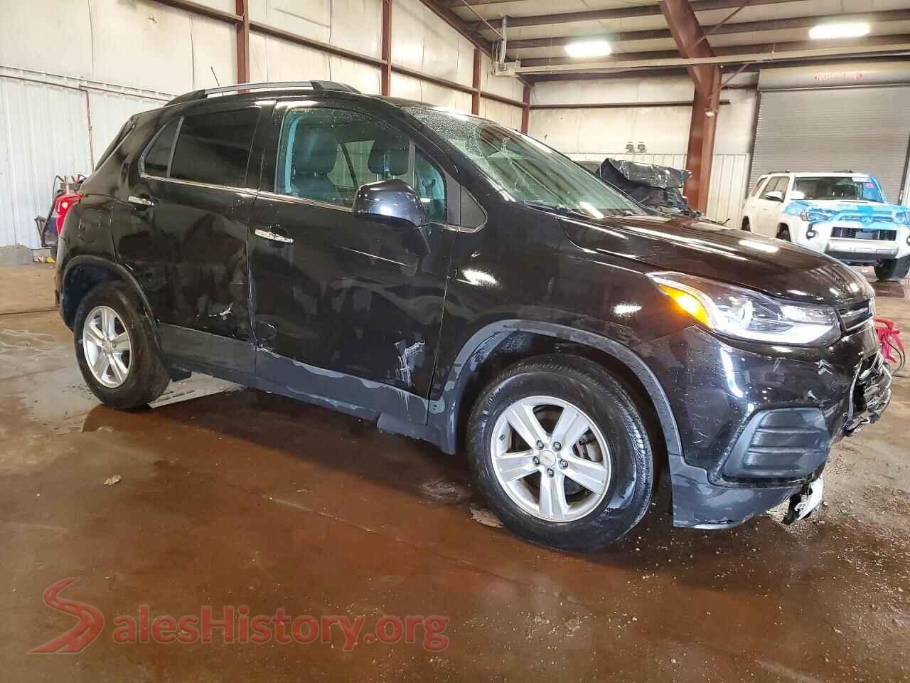 2020 CHEVROLET TRAX VIN KL7CJPSB9LB033067, rear 3/4 view