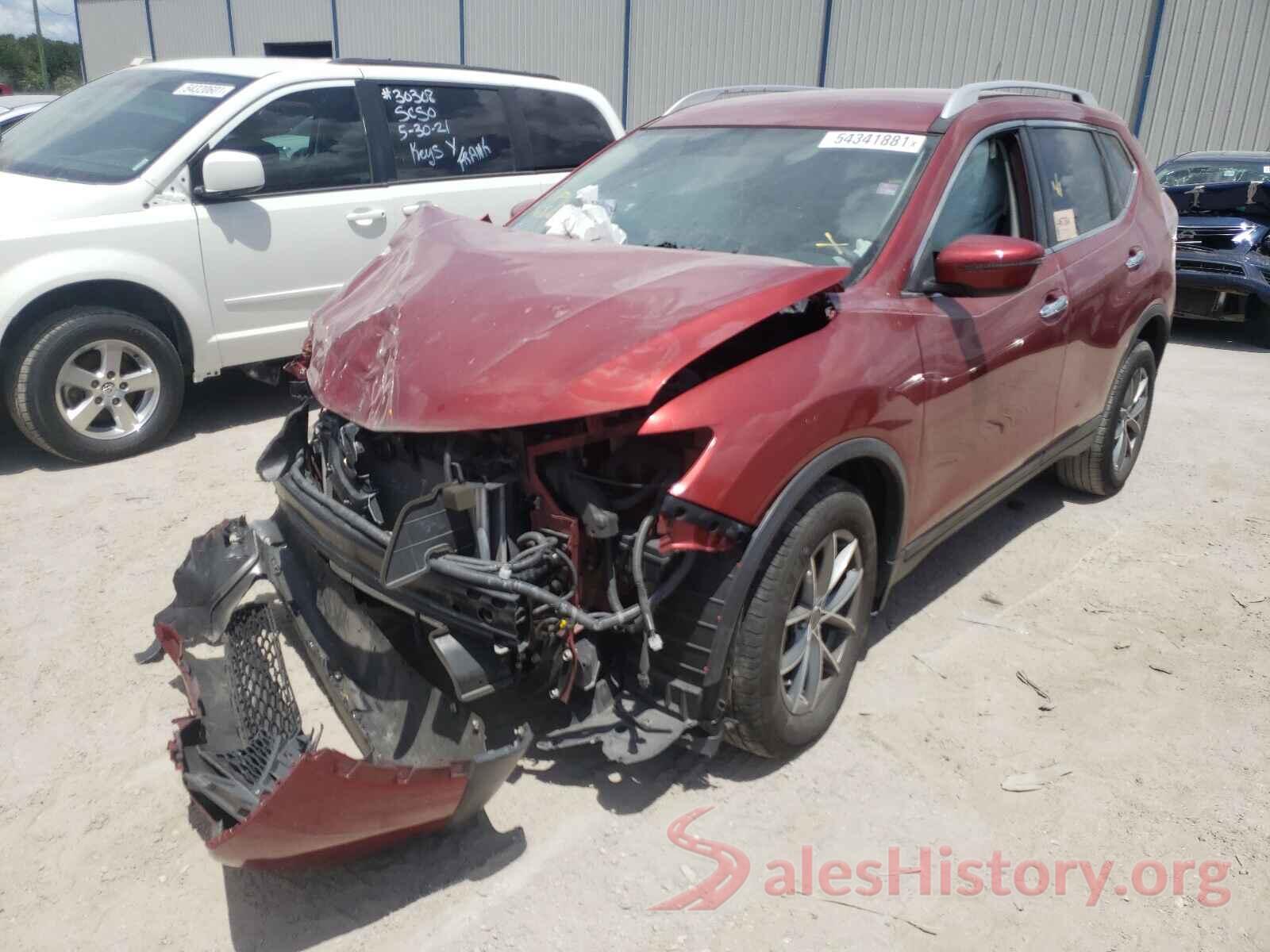 5N1AT2MN1GC748385 2016 NISSAN ROGUE