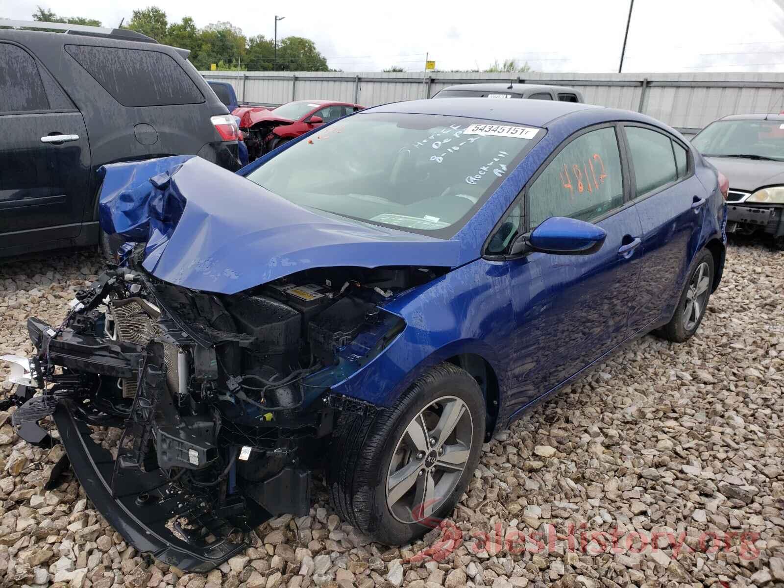 3KPFL4A72JE192342 2018 KIA FORTE