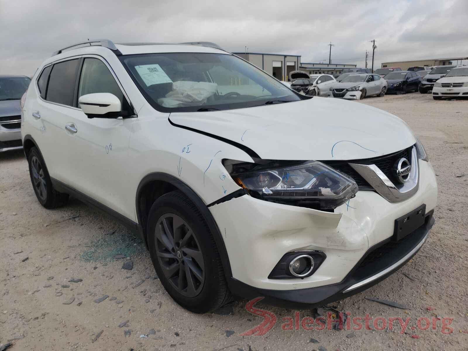 5N1AT2MT4GC925364 2016 NISSAN ROGUE