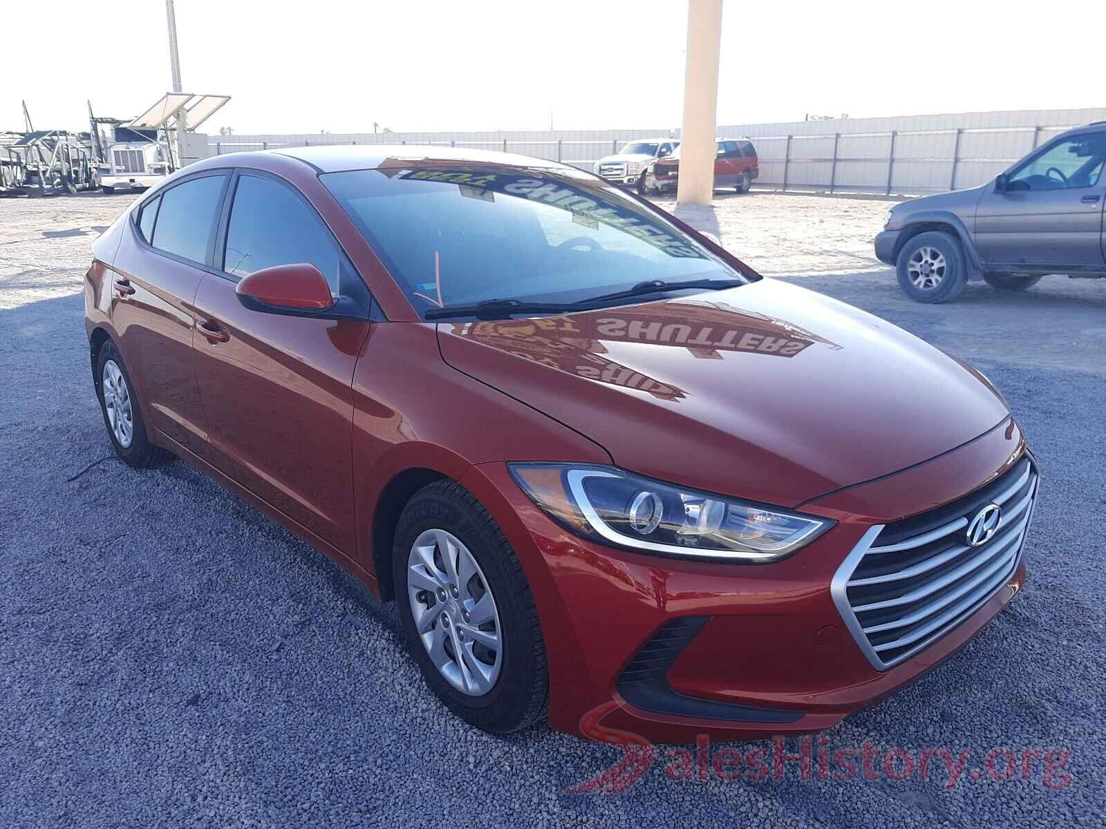 KMHD74LF9HU370836 2017 HYUNDAI ELANTRA