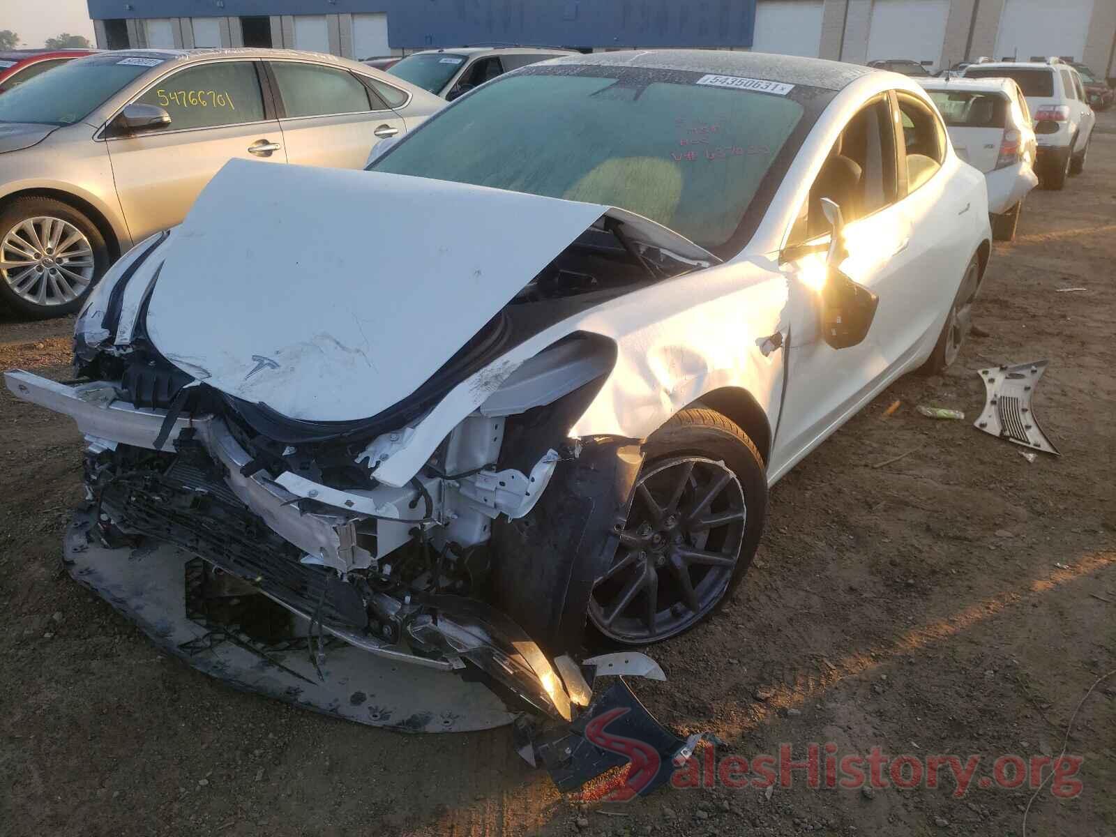 5YJ3E1EB5LF637020 2020 TESLA MODEL 3