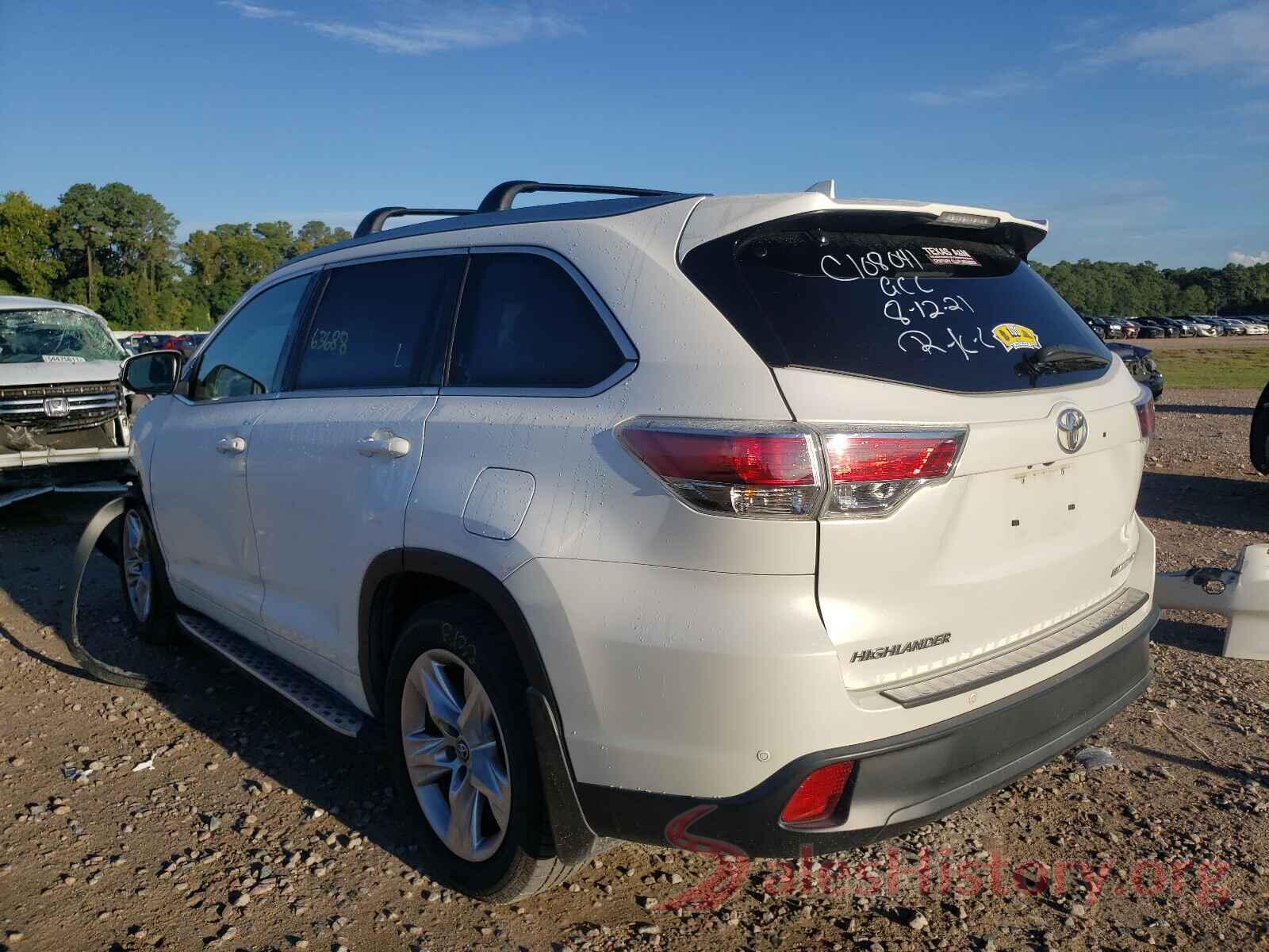 5TDDKRFH9GS234920 2016 TOYOTA HIGHLANDER