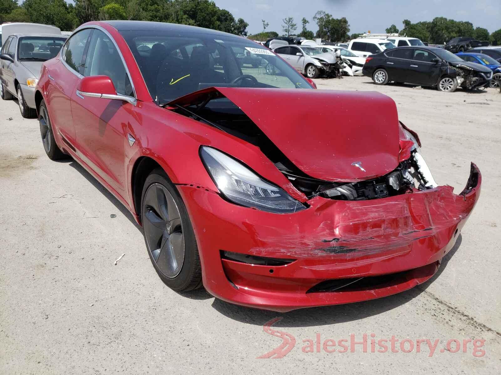 5YJ3E1EB1KF387208 2019 TESLA MODEL 3