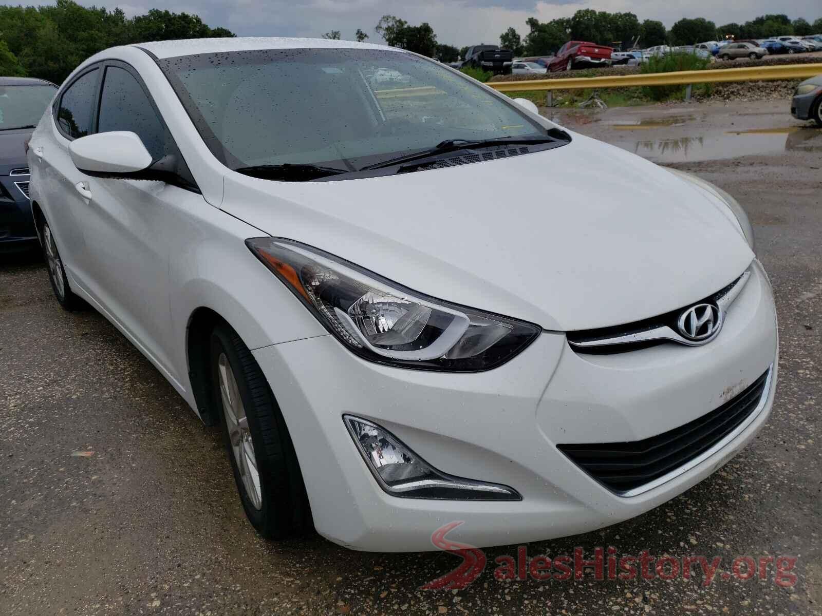 5NPDH4AE4GH706137 2016 HYUNDAI ELANTRA