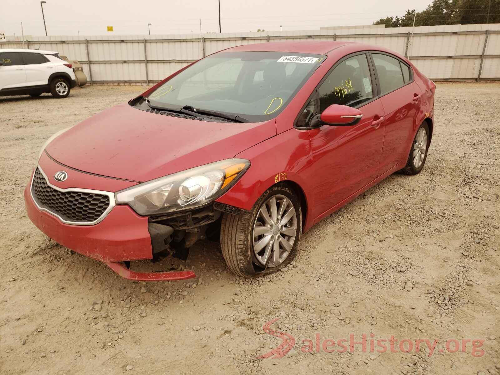 KNAFX4A6XG5553197 2016 KIA FORTE