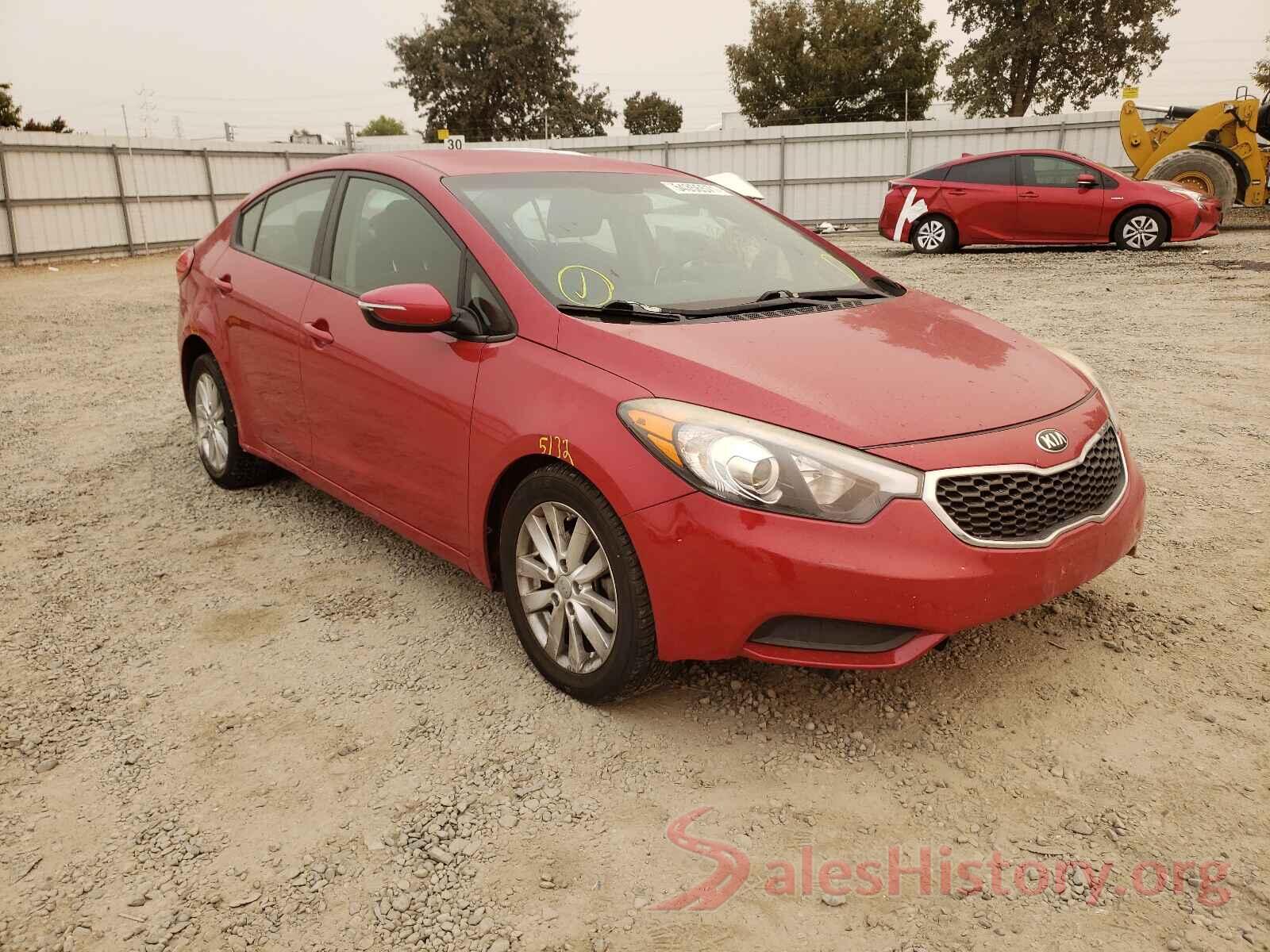 KNAFX4A6XG5553197 2016 KIA FORTE