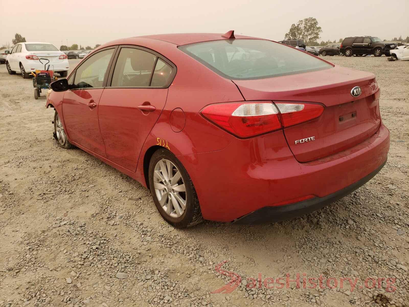 KNAFX4A6XG5553197 2016 KIA FORTE