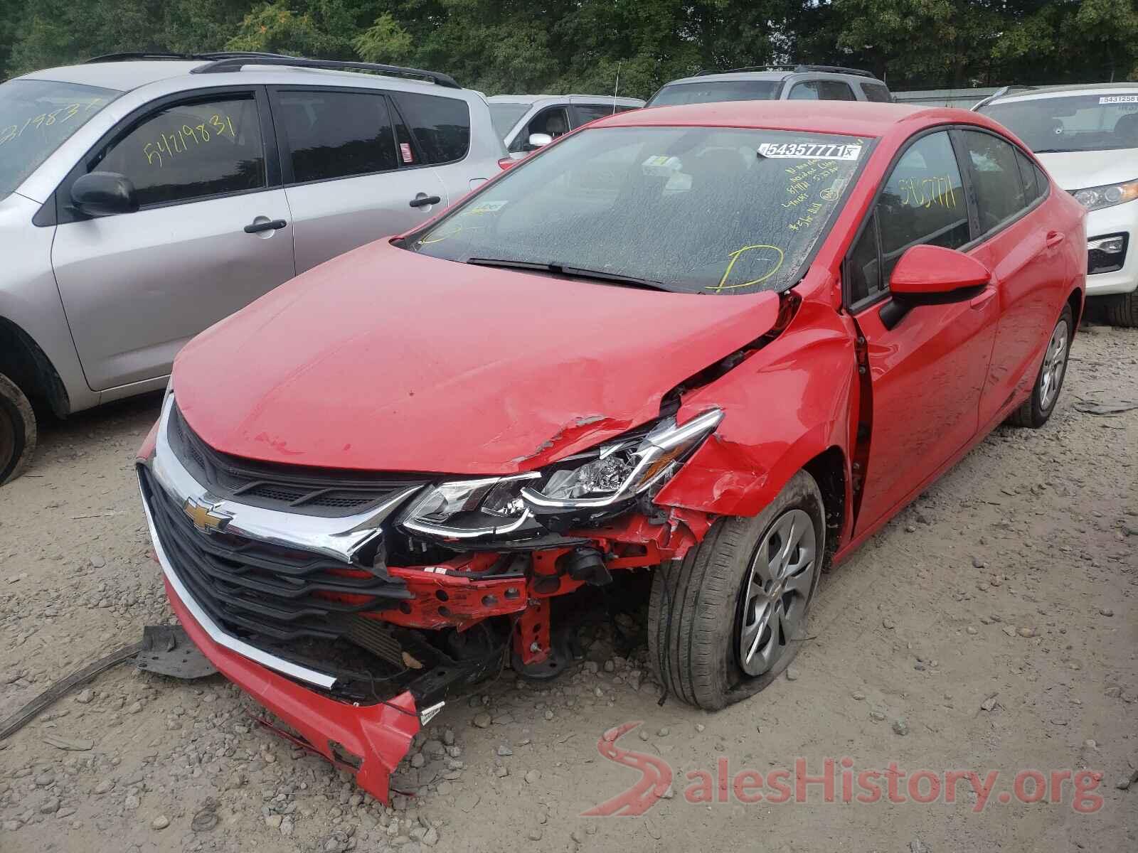 1G1BJ5SM5K7104604 2019 CHEVROLET CRUZE