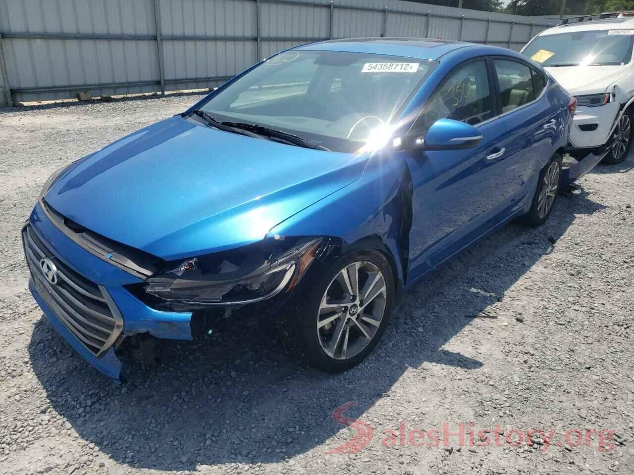 5NPD84LF0HH069609 2017 HYUNDAI ELANTRA