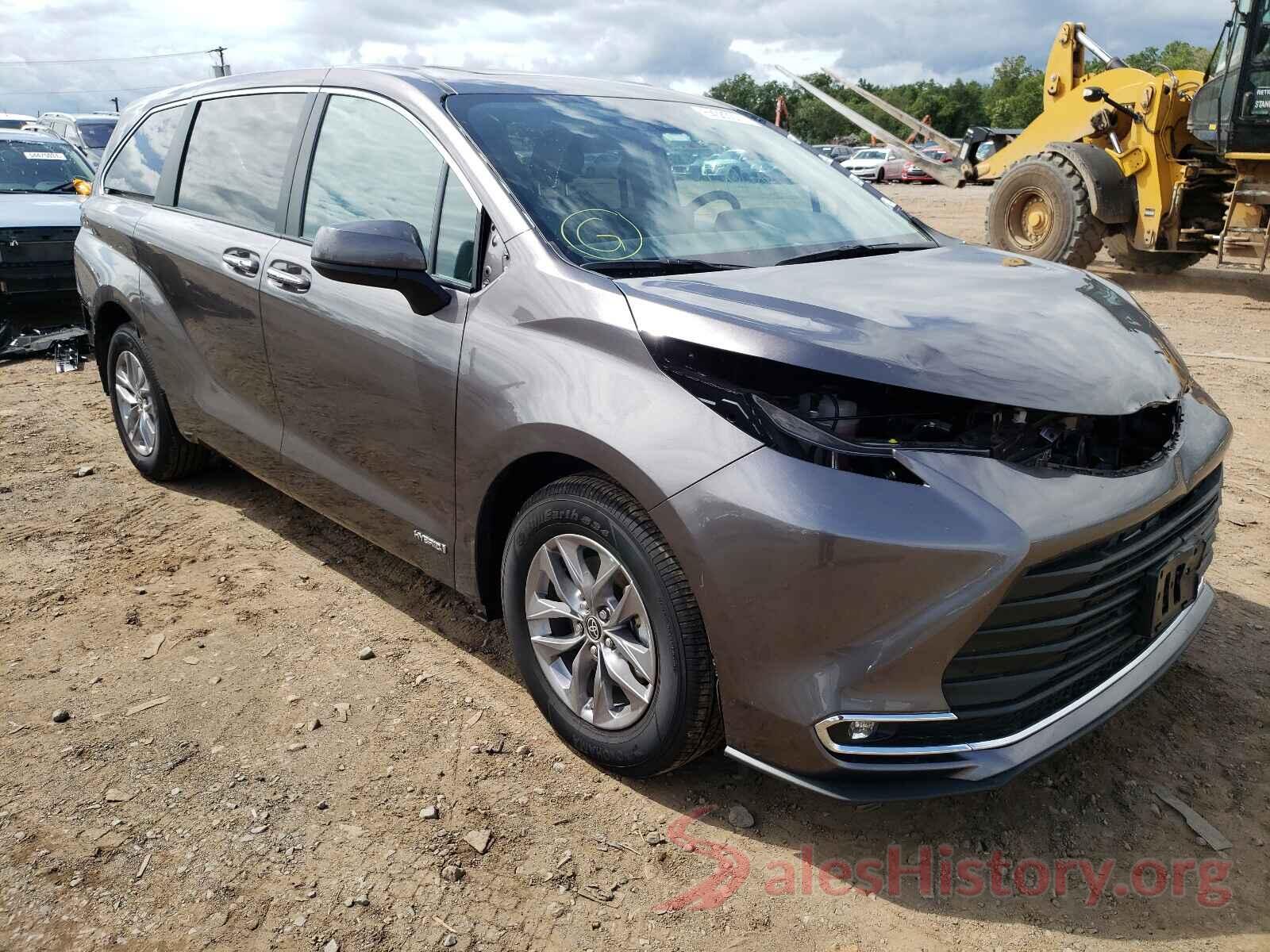 5TDYSKFC1MS009237 2021 TOYOTA SIENNA