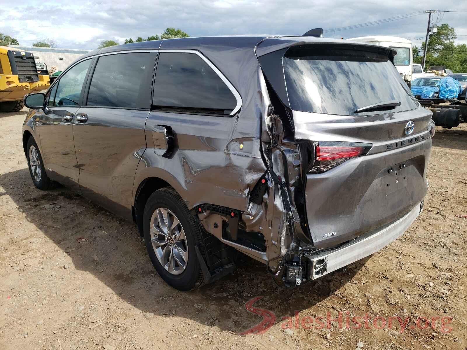 5TDYSKFC1MS009237 2021 TOYOTA SIENNA