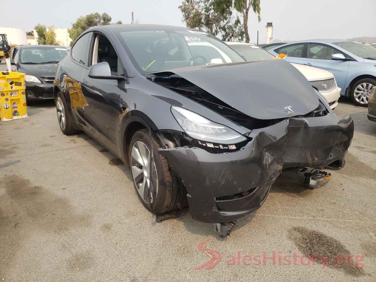 5YJYGDEE8MF087387 2021 TESLA MODEL Y