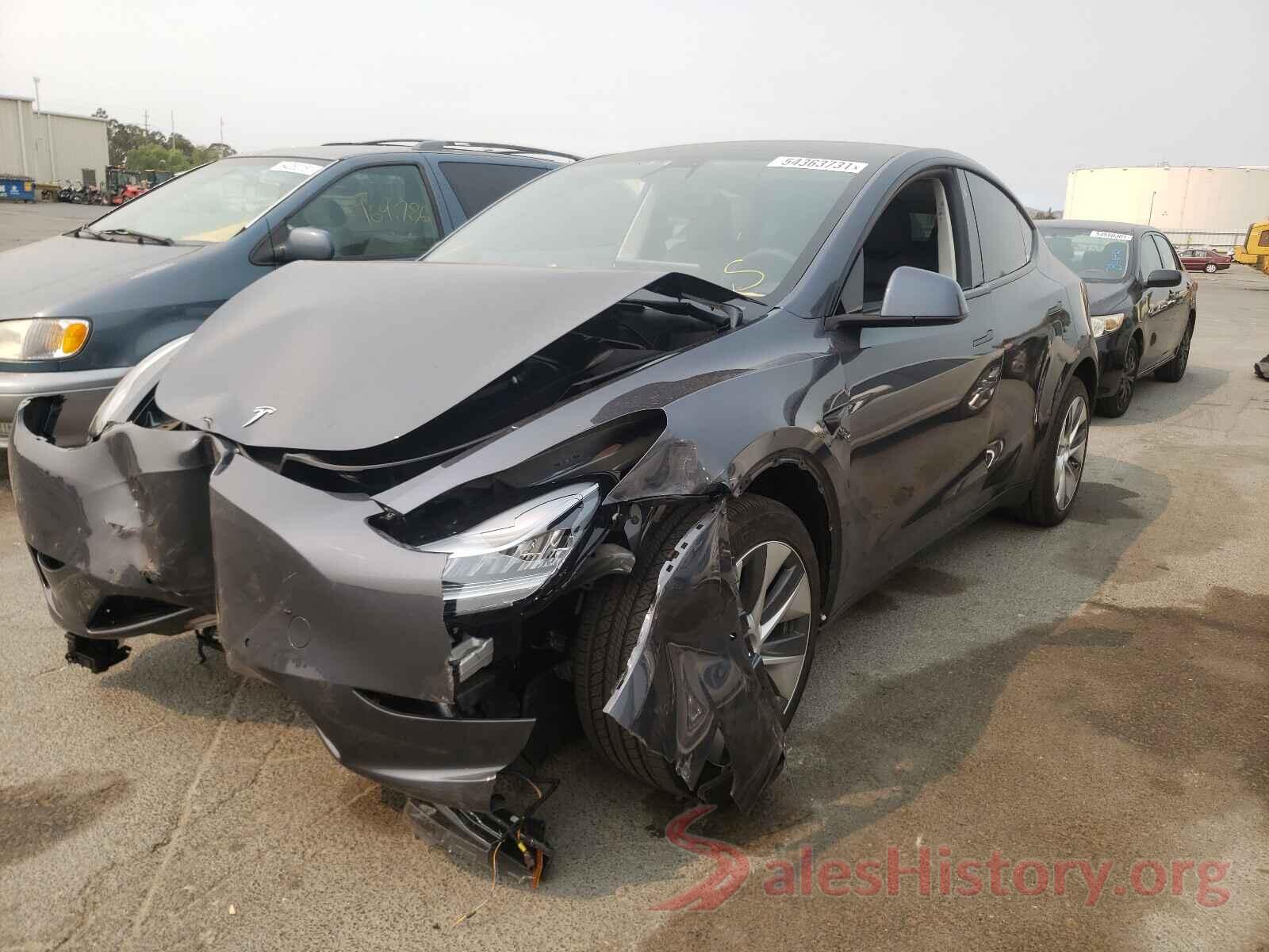 5YJYGDEE8MF087387 2021 TESLA MODEL Y