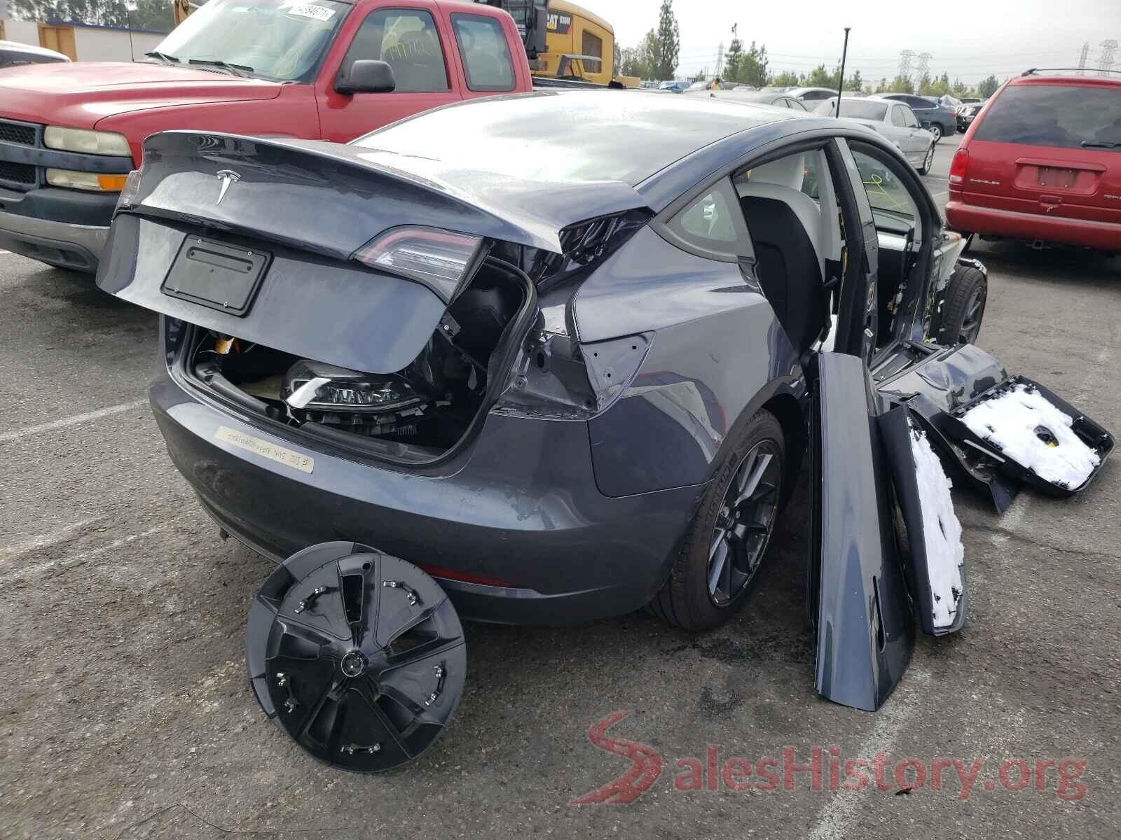 5YJ3E1EA0MF928730 2021 TESLA MODEL 3