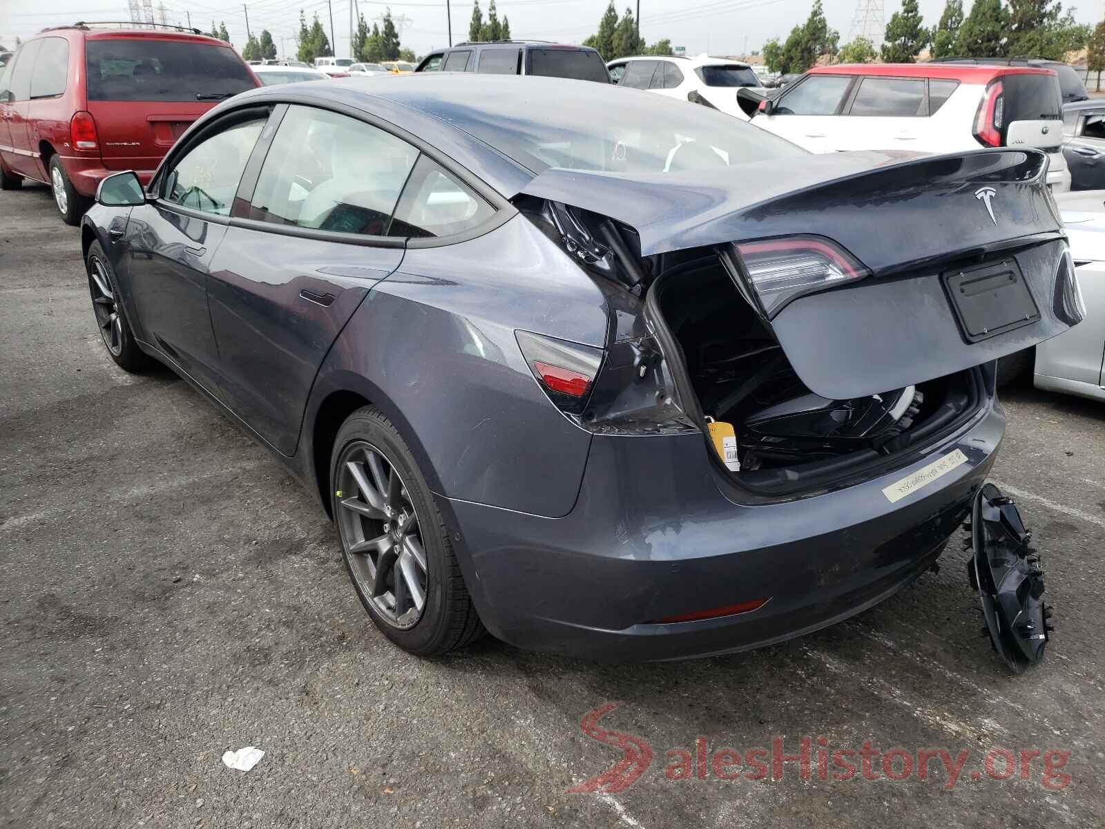 5YJ3E1EA0MF928730 2021 TESLA MODEL 3