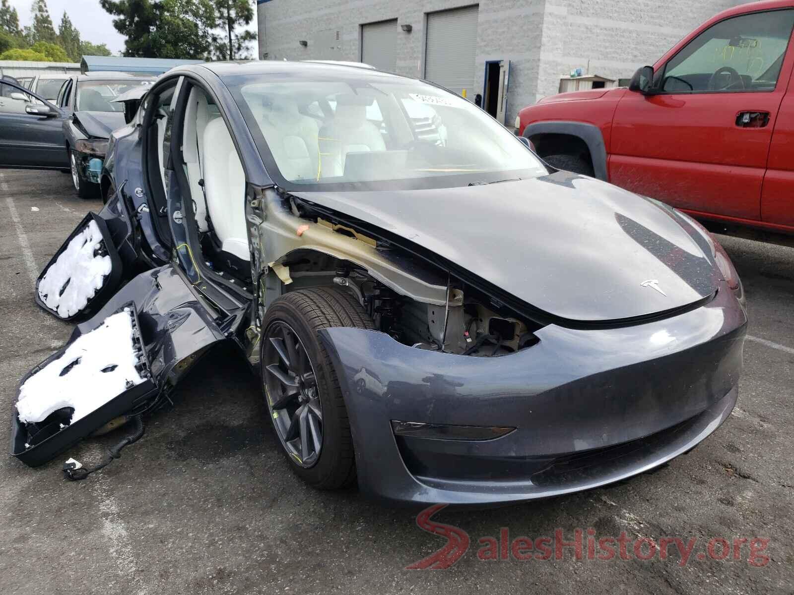 5YJ3E1EA0MF928730 2021 TESLA MODEL 3