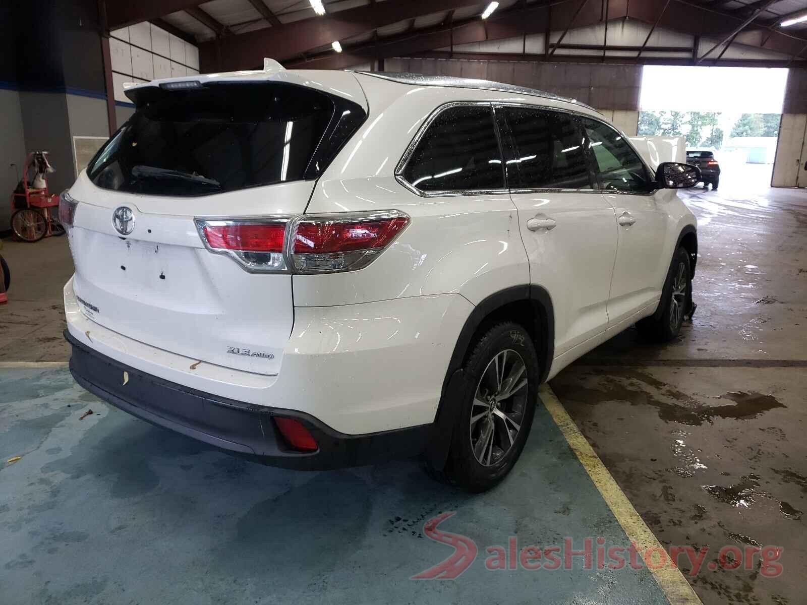 5TDJKRFHXGS315914 2016 TOYOTA HIGHLANDER